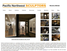 Tablet Screenshot of pnwsculptors.org